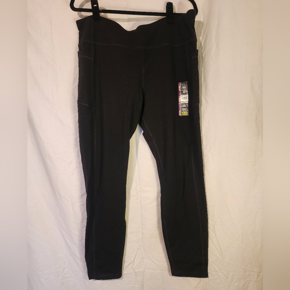 ATHLETIC WORKS leggings with pockets XXL NWT